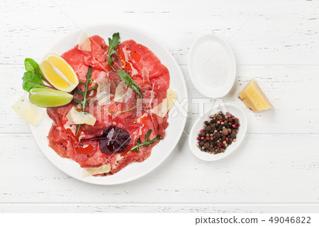 Marbled beef carpaccio 49046822