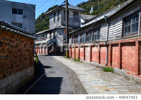 荒木鎮的有田的街道(與Tonbai的後街) 荒木鎮的有田的街道(與Tonbai的後街) 49047401