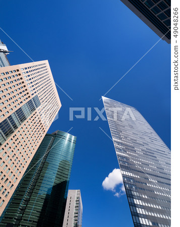 東京汐留的高層建築 東京汐留的高層建築 49048266