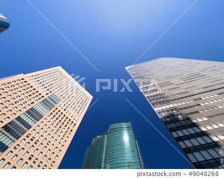 東京汐留的高層建築 東京汐留的高層建築 49048268