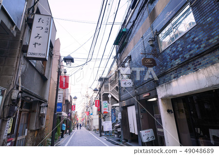日本的東京都市風景我想看神樂坂/本田橫町等 49048689