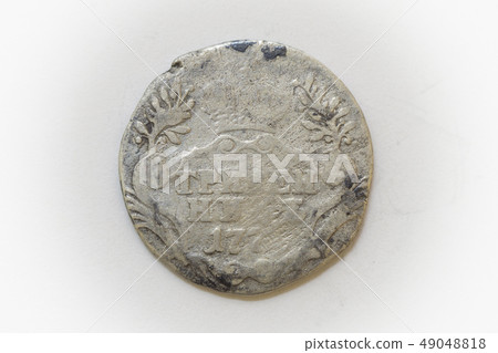 Grivennik Ekaterina 1771 silver coin of Russia 49048818