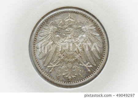 German silver coin 1 one mark 1914 reverse 49049297