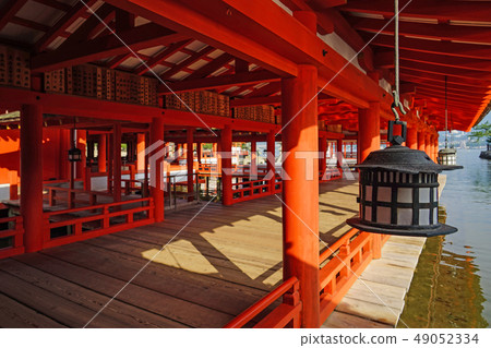 A corridor of Itsukushima Shrine 49052334