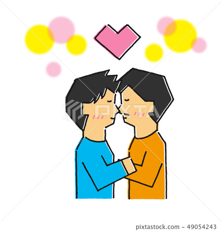 Kiss, gay version (touch B) Kiss, gay version (touch B) 49054243