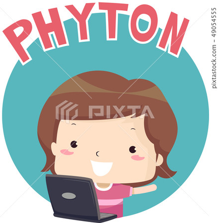 Kid Boy Python Illustration Kid Boy Python Illustration 49054555