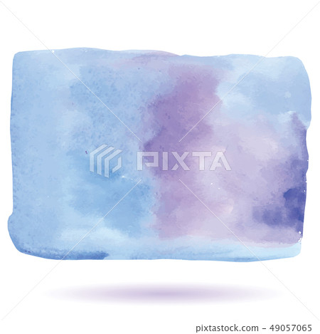 Hand Painted Art Of Watercolor Blue Color Paint On Watercolor Paper Hand Painted Art Of Watercolor Blue Color Paint On Watercolor Paper 49057065