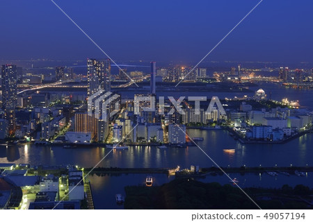 從汐留的夜景 49057194