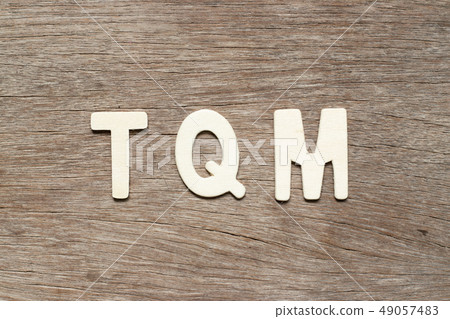Alphabet letter in word TQM 49057483
