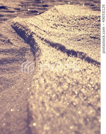 Melting Snow Spring Bokeh Snow Melting Snow Spring Bokeh Snow 49058126