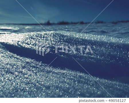 Melting Snow Spring Bokeh Snow Melting Snow Spring Bokeh Snow 49058127