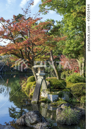 Kanazawa Tourism Fall Kenrokuen Garden Lantern 49058444
