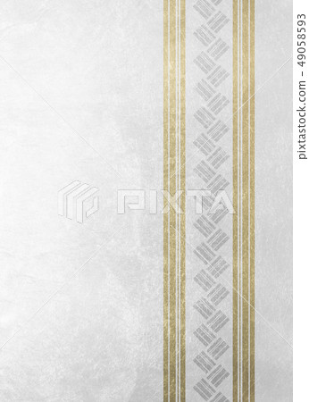 Foil line Ajiro gold white (background material) Foil line Ajiro gold white (background material) 49058593