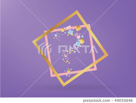 3d figures realistic vector primitives composition 49058846