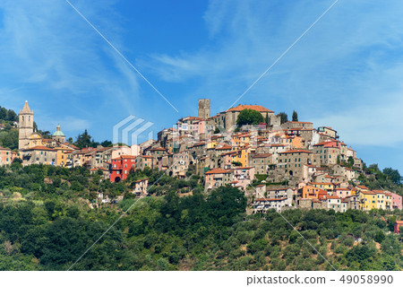 Vezzano Ligure village near La Spezia Italy Vezzano Ligure village near La Spezia Italy 49058990