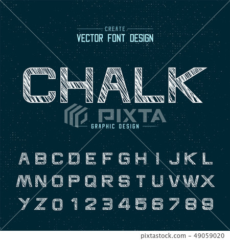 Font and alphabet vector, Design typeface letter Font and alphabet vector, Design typeface letter 49059020