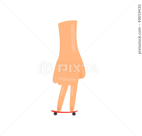 Entertainment and dexterity arms. Vector flat illustration. 49059430