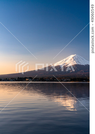 "Yamanashi Prefecture" Mt. Fuji at dawn 49060549