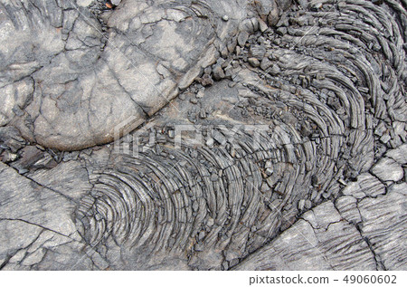 夏威夷島熔岩板地面 49060602