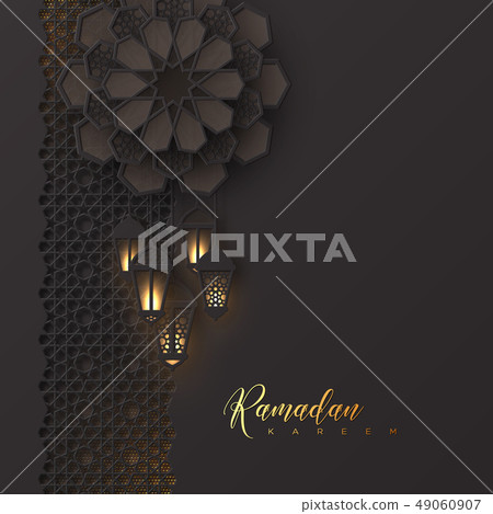 Ramadan Kareem greeting background. 49060907