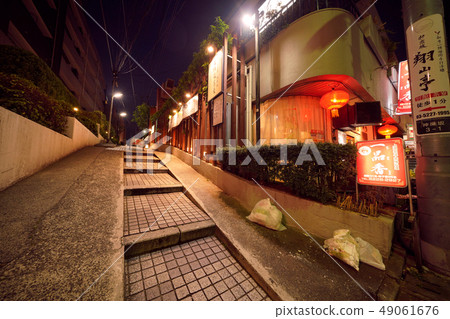 東京都市風景Kagurazaka在日本 49061676