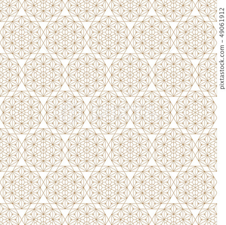 Seamless traditional Japanese ornament 49061912