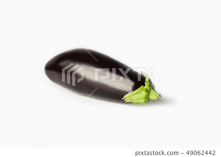 Eggplant or aubergine isolated on white Eggplant or aubergine isolated on white 49062442