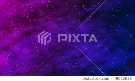 Bright starry background 49062689