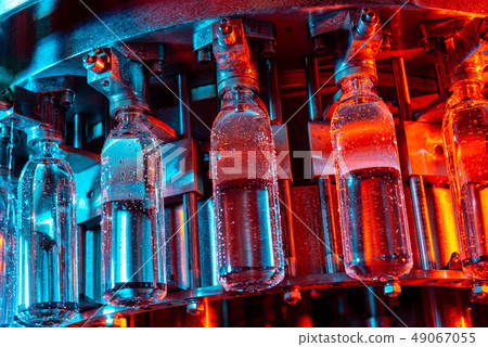 Water bottling line for processing and bottling pure spring water 49067055