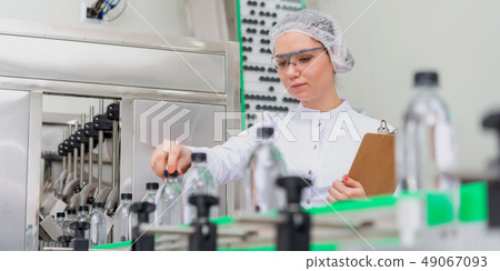 Water bottling line for processing and bottling pure spring water 49067093