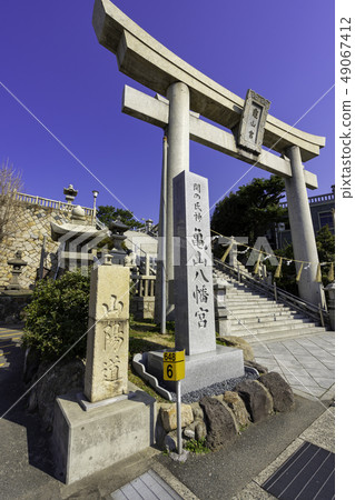 Yamaguchi Shimonoseki Sekijin Kameyama Hachimangu Shrine Otorii 49067412