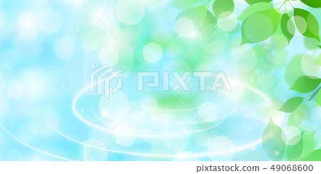 新的綠色葉子綠色背景 新的綠色葉子綠色背景 49068600