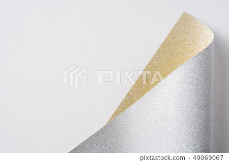 silver and golden paper background 49069067