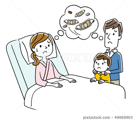 Family concerned about hospitalization expenses 49069903