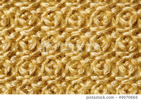 Patterned knitted texture gold beige Patterned knitted texture gold beige 49070668