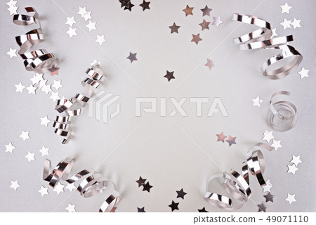 Background about a party, confetti, stars and Background about a party, confetti, stars and 49071110