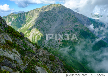 南阿爾卑斯山Manotake(從Aritorikake地區查看) 南阿爾卑斯山Manotake(從Aritorikake地區查看) 49072287