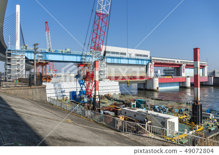 Kamihira well gate Seismic reinforcement work Kamihira well gate Seismic reinforcement work 49072804