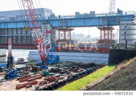 Kamihira well gate Seismic reinforcement work 49072810