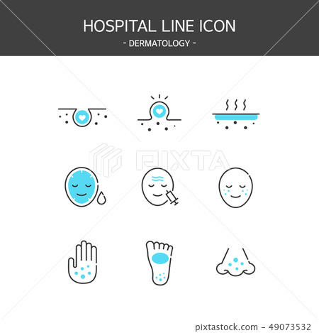 Medical Hospital Line Icon 49073532