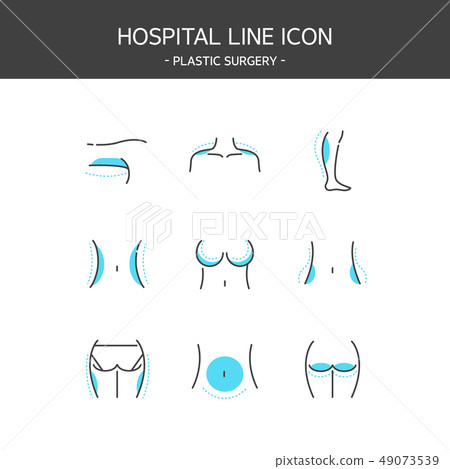 Medical Hospital Line Icon 49073539