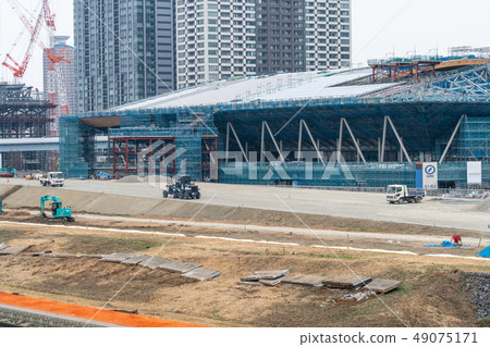 Ariake Gymnastics Stadium under construction 49075171