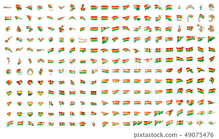 very big collection of vector flags of the Bolivia very big collection of vector flags of the Bolivia 49075476