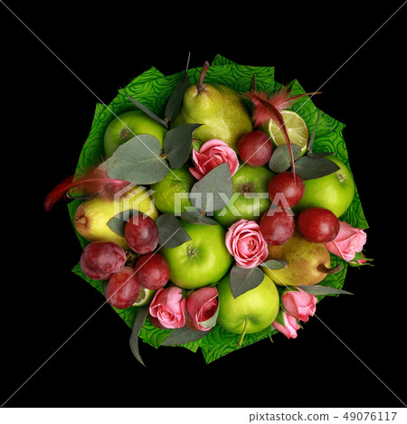 Unique edible gift in the form of a bouquet 49076117