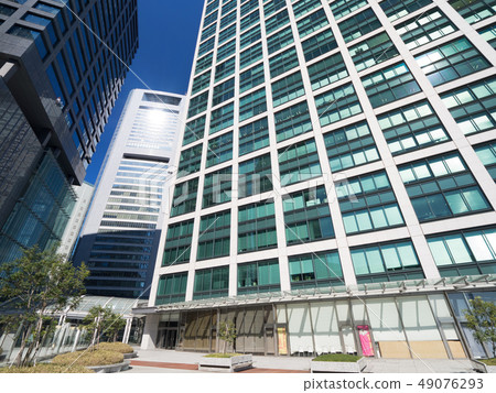 東京汐留的高層建築 49076293