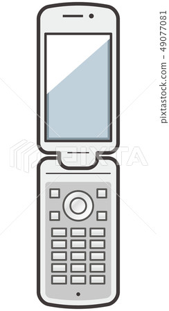 Image illustration of a folding mobile phone 49077081