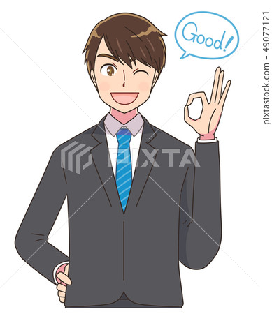 Suit men job hunting anime touch Suit men job hunting anime touch 49077121