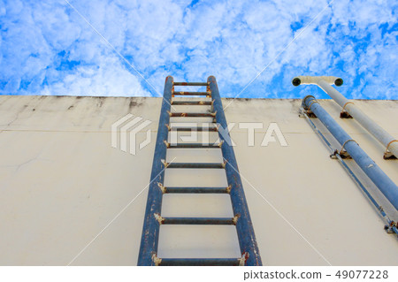 Stair old vertical industrial metal rusted Stair old vertical industrial metal rusted 49077228