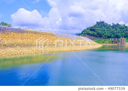Water in dam countryside the for Power generation 49077339