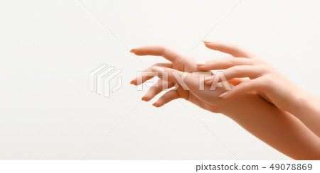 Beauty Spa Woman with perfect skin. Beauty product 49078869